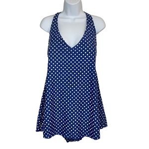 SHORE SHAPES Polka Dot Swim Dress Sz 22W